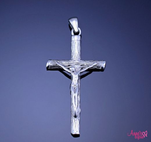 Cruce din argint rodiat