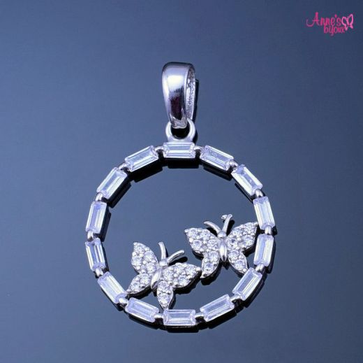 Pandantiv Butterflies din argint