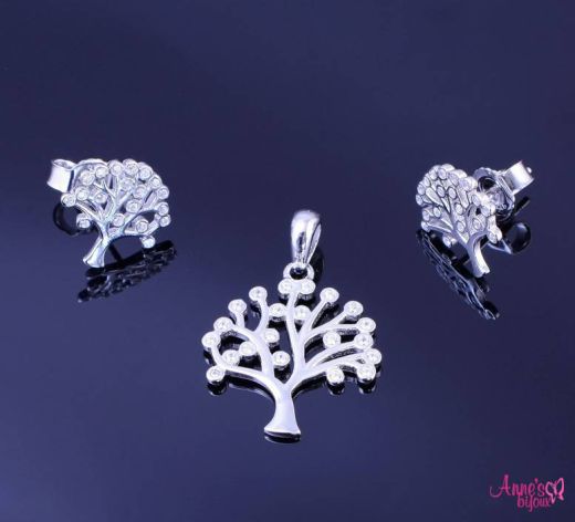 Set copacul vietii din argint